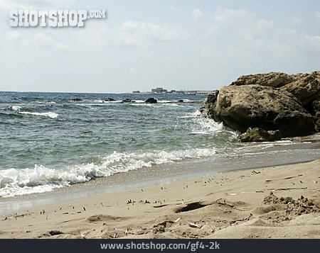 
                Strand, Meer, Steine                   