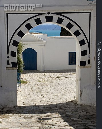 
                Tor, Rundbogen, Tunesien                   