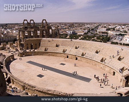 
                Amphitheater, Tunesien, El Djem                   