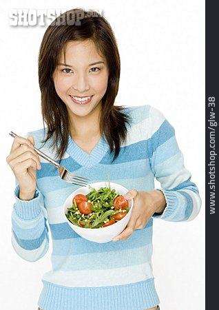 
                Gesunde Ernährung, Essen, Salat, Abnehmen, Diät                   