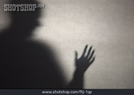 
                Mann, Silhouette, Schatten                   