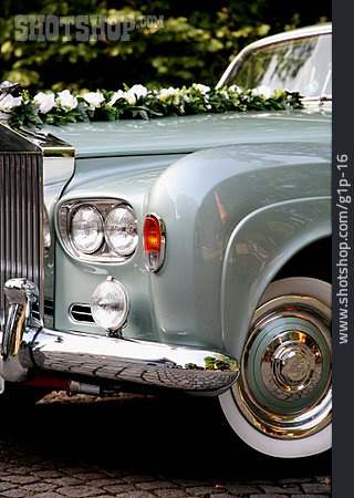 
                Hochzeit, Auto, Blumenbouquet                   