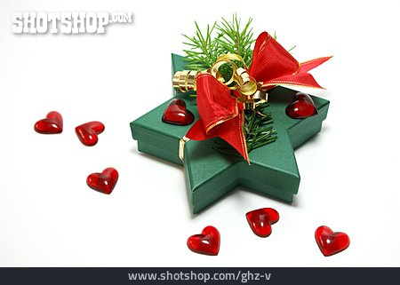 
                Herz, Dekoration, Stern, Weihnachtsgeschenk                   