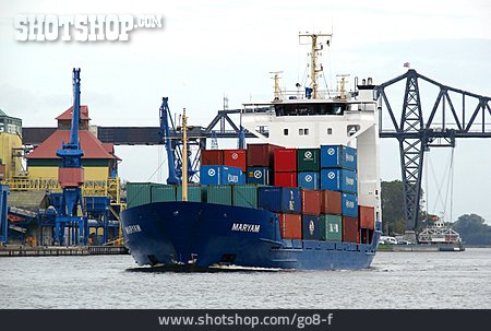 
                Containerschiff, Nord-ostsee-kanal, Import, Export                   