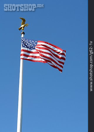 
                Amerika, Nationalflagge                   