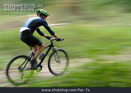 
                Bewegungsunschärfe, Fahrrad, Geschwindigkeit, Mountainbike, Radfahren                   