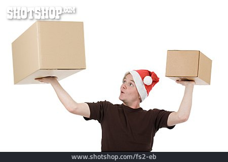 
                Weihnachten, Paket, Gewicht                   