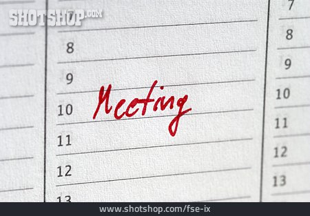 
                Meeting, Terminkalender                   