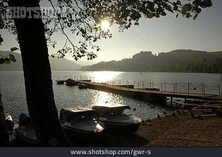 
                Sonne, See, Titisee                   