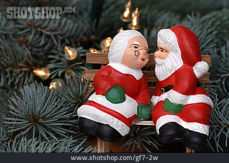 
                Keramikfigur, Weihnachtsmann, Weihnachtsschmuck                   