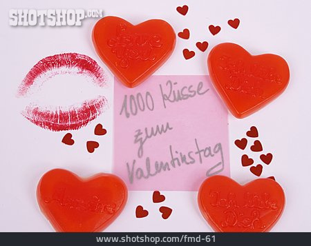 
                Herz, Valentinstag, Kuss                   