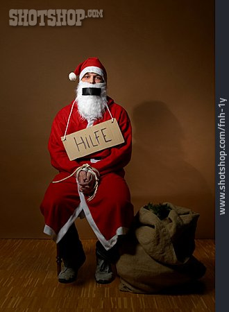 
                Humor & Skurril, Weihnachtsmann, überfallen                   