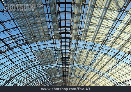 
                Dach, Glasdach, Leipziger Messe                   