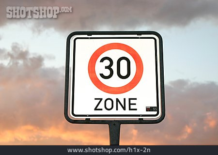 
                Verkehrsschild, Verkehrsberuhigte Zone                   