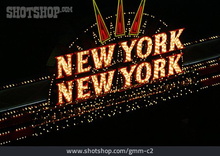 
                Leuchtreklame, New York, Las Vegas                   