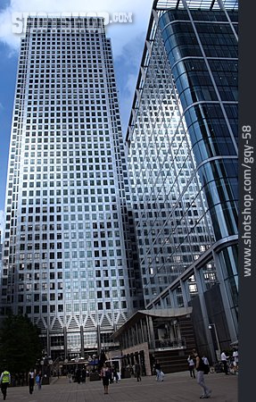 
                Moderne Baukunst, Glasfassade, London                   