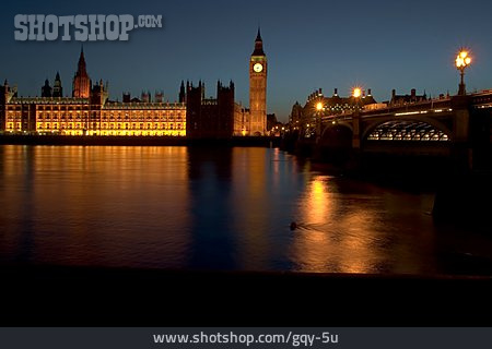 
                London, Palace Of Westminster, The Clock Tower                   
