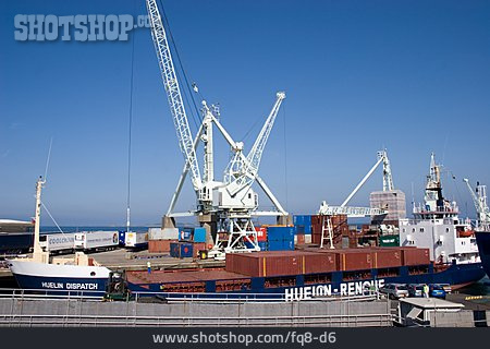 
                Kran, Containerschiff, Frachthafen                   