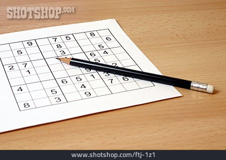 
                Zahlen, Sudoku, Zahlenrätsel                   