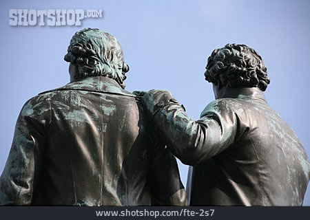 
                Freundschaft, Denkmal, Goethe, Schiller                   