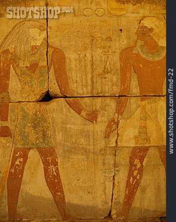 
                Archäologie, Wandmalerei, Pharao                   