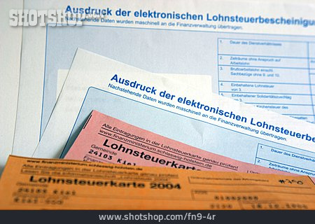
                Steuerkarte, Lohnsteuerkarte                   