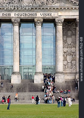 
                Berlin, Reichstag, Warteschlange                   