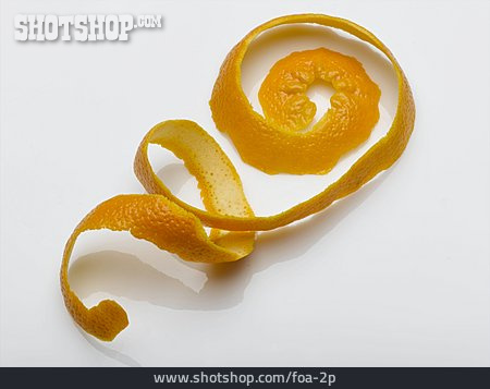 
                Orangenschale                   