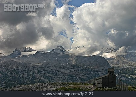 
                Gebirge, Bergkapelle, Dachstein                   