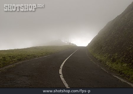 
                Nebel, Kurve, Azoren                   