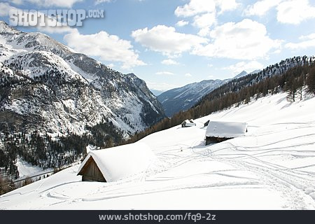 
                Schnee, Hütte, Eingeschneit                   