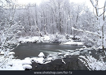 
                Wald, Fluss, Schnee                   