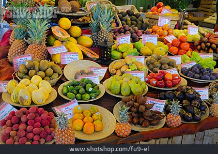 
                Südfrucht, Markt, Marktstand                   