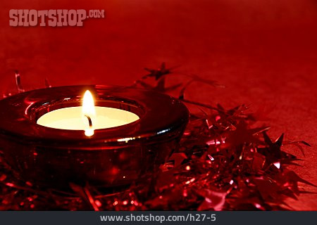 
                Kerze, Weihnachtsdekoration, Teelicht                   