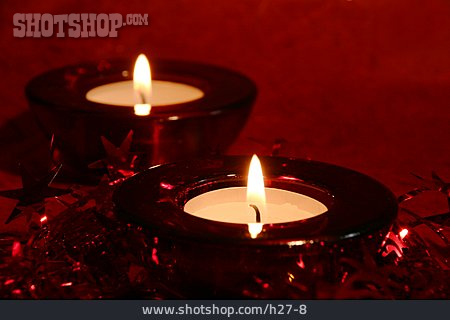 
                Kerze, Weihnachtsdekoration, Teelicht                   