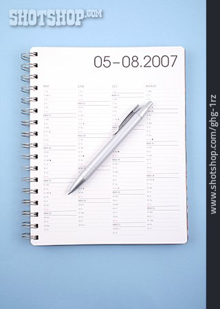 
                Kugelschreiber, Terminkalender, Zeitplan                   