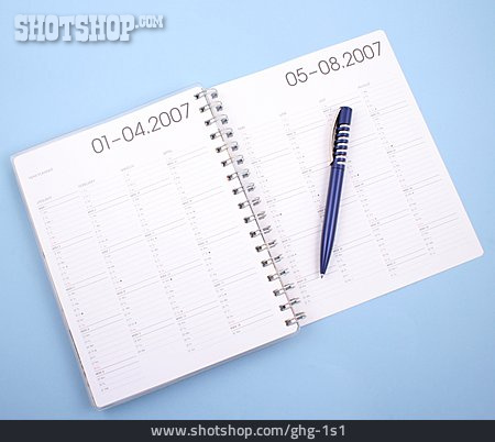 
                Kugelschreiber, Planung, Terminkalender                   