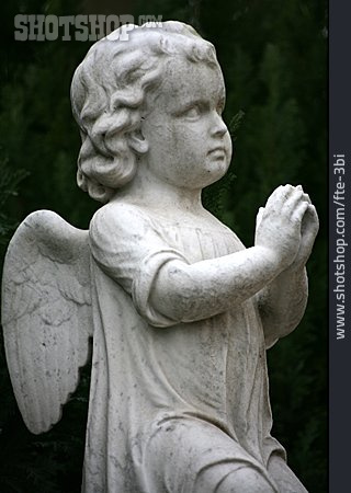 
                Engel, Statue, Beten                   
