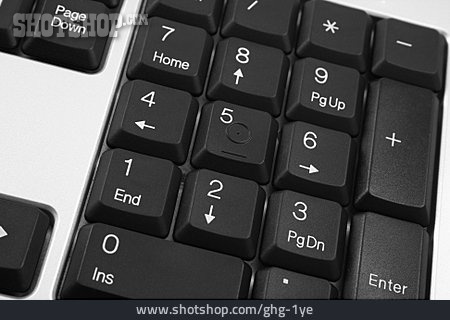 
                Tastatur, Ziffernblock                   