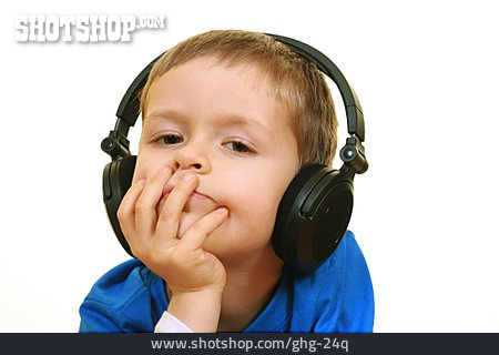 
                Junge, Musik, Hören, Kopfhörer                   