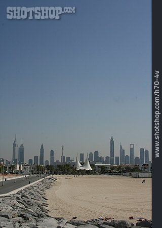 
                Skyline, Wolkenkratzer, Großstadt, Dubai                   