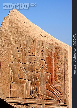 
                Archäologie, Relief, Karnak-tempel                   