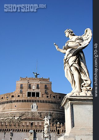 
                Statue, Italien, Rom, Castel Sant Angelo                   