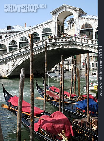 
                Gondel, Venedig, Rialtobrücke                   