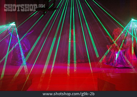 
                Nachtleben, Laserstrahl, Lasershow                   