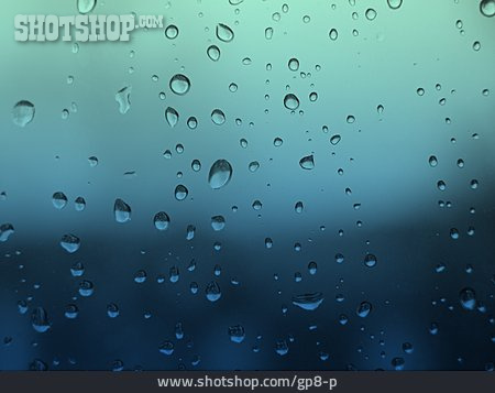 
                Wassertropfen, Regentropfen, Fensterscheibe                   