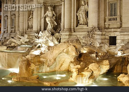 
                Brunnen, Rom, Fontana Di Trevi                   