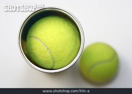 
                Gelb, Tennisball, Tennisballdose                   