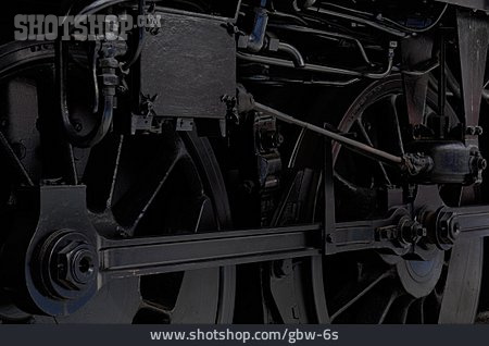 
                Historische Technik, Lokomotive, Dampflok                   