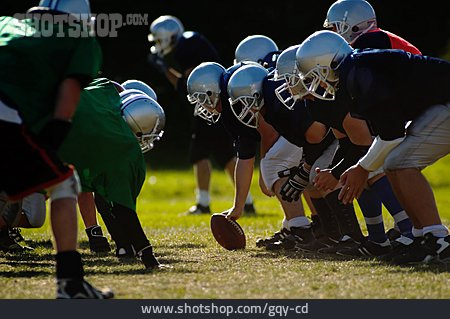 
                Konfrontation & Rivalität, Sport & Fitness, Wettkampf, Mannschaft, American Football                   